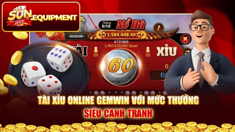 Tài xỉu online Gemwin với mức thưởng siêu cạnh tranh