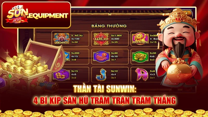 Thần Tài Sunwin: 4 Bí Kíp Săn Hũ Trăm Trận Trăm Thắng